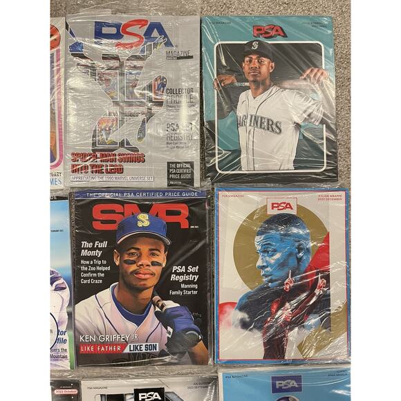 PSA Magazine Lot of 12 2021-2023 LeBron Jordan Mbappe Morant Jeter + More - Picture 5 of 6